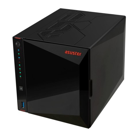 Asustor AS5404T serwer danych NAS Intel® Celeron® N5105 4 GB DDR4 0 TB ADM Czarny