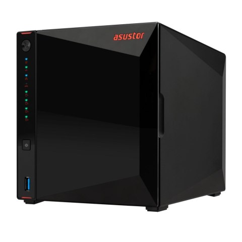 Asustor AS5404T serwer danych NAS Intel® Celeron® N5105 4 GB DDR4 0 TB ADM Czarny