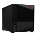 Asustor AS5404T serwer danych NAS Intel® Celeron® N5105 4 GB DDR4 0 TB ADM Czarny