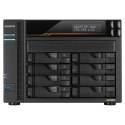 Asustor LOCKERSTOR 6 Gen3 (AS6806T) NAS Desktop AMD Ryzen V3C14 16 GB DDR5 ADM Czarny