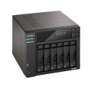 Asustor LOCKERSTOR 6 NAS Komputer stacjonarny Intel® Celeron® N5105 8 GB DDR4 HDD ADM Czarny