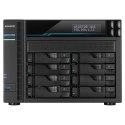 Asustor Lockerstor 10 AS6510T NAS Tower Intel Atom® C3538 8 GB DDR4 0 TB ADM Czarny