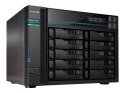Asustor Lockerstor 10 AS6510T NAS Tower Intel Atom® C3538 8 GB DDR4 0 TB ADM Czarny