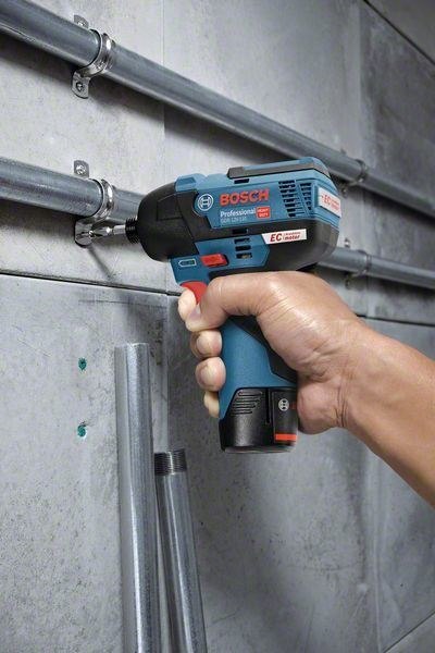 Bosch 0 601 9E0 005 klucz zasilany 1/4" 3100 RPM 110 N·m Czarny, Niebieski 12 V