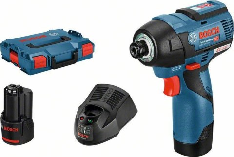 Bosch 0 601 9E0 005 klucz zasilany 1/4" 3100 RPM 110 N·m Czarny, Niebieski 12 V