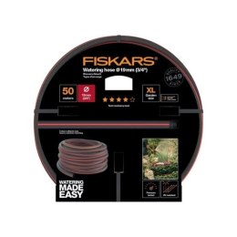 Fiskars 1027111 wąż ogrodowy 50 m Nad ziemią Czarny, Czerwony