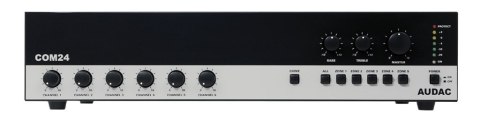 AUDAC COM24MK2 wzmacniacz audio Przedstawienie/scena Czarny