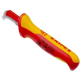 Nóż do ściągania izolacji ze stopką prowadzącą 180mm