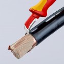 Nóż do ściągania izolacji ze stopką prowadzącą 180mm
