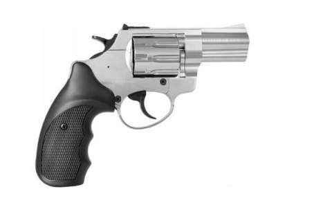 Rewolwer hukowy alarmowo sygnałowy ZORAKI R1-K6L BAS lufa 2,5" kal. .22 Long Blank chrom błysk (R1256MNP-BAS)