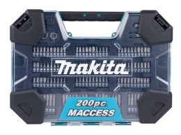 Zestaw wiertarski i bitów wkrętarskich MAKITA 200