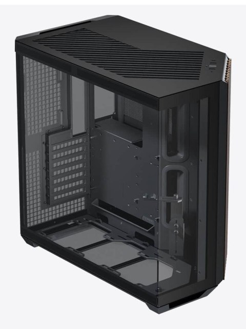 Obudowa PC APNX V1-W-BK-v1 GESI-420 Midi Tower Czarna, Drewno