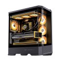 Obudowa PC Jonsbo D400, Midi Tower, ATX, Szkło Hartowane