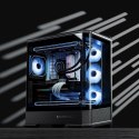 Obudowa PC Jonsbo D400, Midi Tower, ATX, Szkło Hartowane