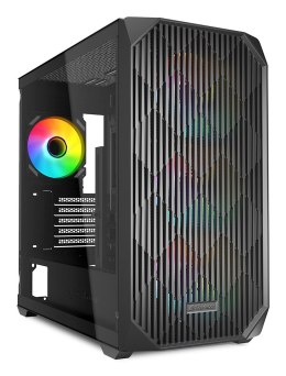 Etui Sharkoon MK3 RGB Micro-ATX 1xGlass Czarne