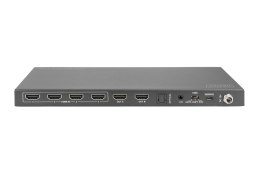 Przełącznik/Matrix HDMI 4/2-porty 4K 60Hz UHD HDR HDCP 2.2 EDID audio z pilotem