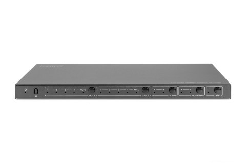 Przełącznik/Matrix HDMI 4/2-porty 4K 60Hz UHD HDR HDCP 2.2 EDID audio z pilotem