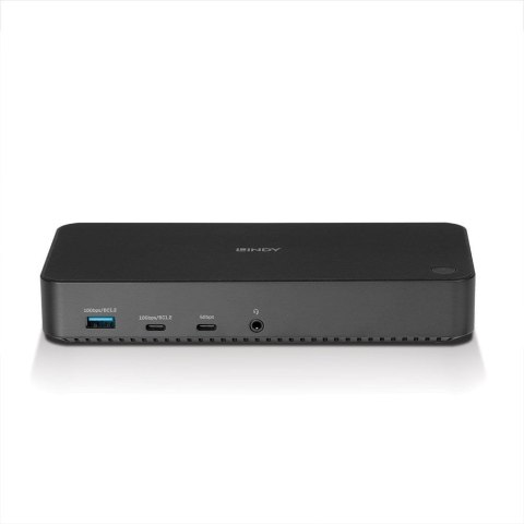 Uniwersalna, hybrydowa stacja dokująca USB typu C i A do laptopa z obsługą 3x4K (DP, HDMI)