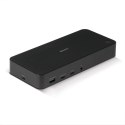 Uniwersalna, hybrydowa stacja dokująca USB typu C i A do laptopa z obsługą 3x4K (DP, HDMI)