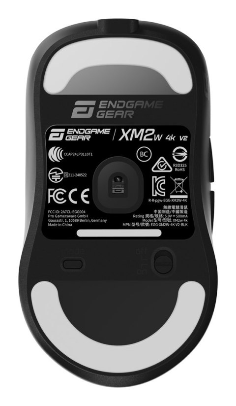 Mysz do gier Endgame Gear XM2w 4k v2, 4,000Hz