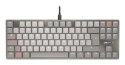 Przewodowa mechaniczna klawiatura CHERRY TAS KC 500 MX LP 2.0 Ivory z layoutem DE