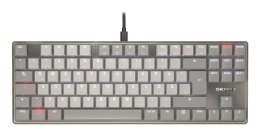Przewodowa mechaniczna klawiatura CHERRY TAS KC 500 MX LP 2.0 Ivory z layoutem DE