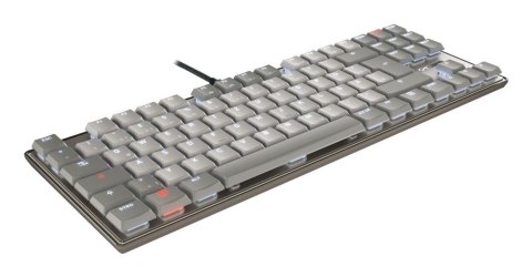 Przewodowa mechaniczna klawiatura CHERRY TAS KC 500 MX LP 2.0 Ivory z layoutem DE