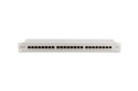 Digitus Panel krosowy (patch panel) 19'' 24x RJ45, LSA poziom, kat.6, ekranowany, 1U, szary, prowadnica kabli