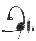 EPOS IMPACT SC 230 USB MS II Zestaw słuchawkowy Przewodowa Opaska na głowę Biuro/centrum telefoniczne USB Typu-A Czarny