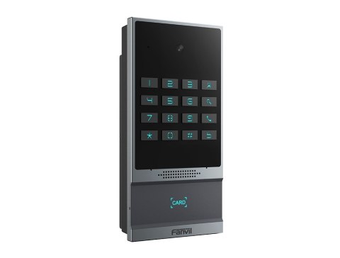 Wideodomofon Fanvil i64 z PoE, IP66, kamera HD, HD Audio, wbudowany głośnik, IC/RFID, montaż na ścianie