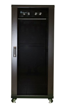 Extralink Szafa rack 27U 600x800 Czarna stojąca
