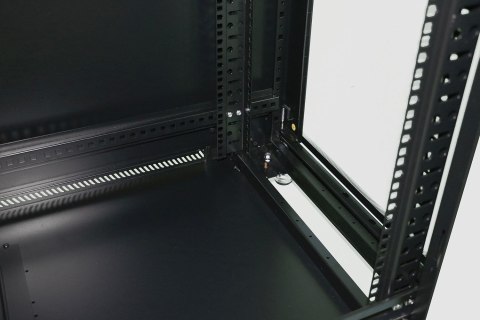 Extralink Szafa rack 27U 600x800 Czarna stojąca