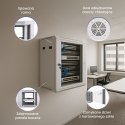 Extralink Szafa rack 4U 600x600 Szara montowana na ścianie