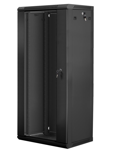 Lanberg WF01-6427-10B stojak 27U Szafa wisząca Czarny
