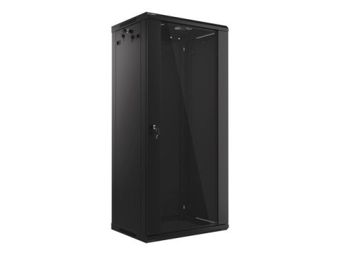 Lanberg WF01-6427-10B stojak 27U Szafa wisząca Czarny