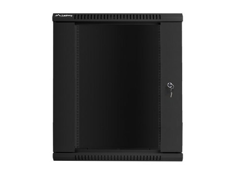 Lanberg WF01-6615-10B stojak 15U Szafa wisząca Czarny