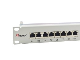 Wyposaż 19-calowy panel krosowy 24xRJ45 Cat6a FTP 1U 500MHz RAL7035