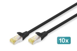 Zestaw sieciowy 10 cali: szafa wisząca 9U, półka, listwa zasilająca, 8-port switch, panel kat.6, czarny
