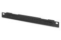 Zestaw sieciowy 10": szafa wisząca 12U, półka, listwa zasilająca, 8-port switch, panel kat.6, czarny