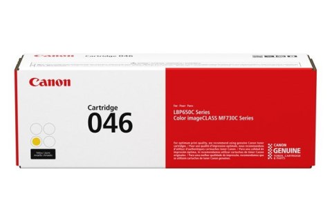 Canon 046 kaseta z tonerem 1 szt. Oryginalny Żółty
