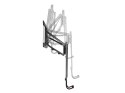 Uchwyt ścienny do telewizora 43"-50"/35kg 1TFT 4Gelenke pull-down schwarz