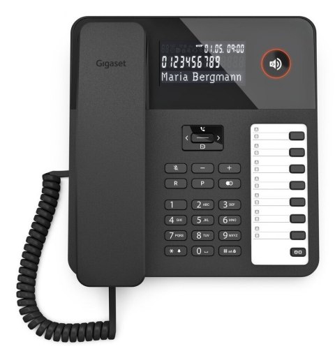 Biurko Gigaset 600 czarne (S30350-H224-B101)