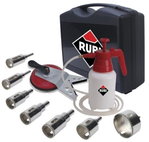 RUBI Easy Gres Plus Kit Zestaw wierteł 7 sztuk