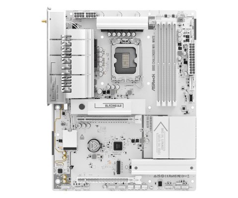 Asrock B860 Challenger WiFi White Intel B860 LGA 1851 (Socket V1) ATX