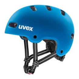 Kask rowerowy dziecięcy UVEX Kid 4 Bubble Blue Matt 55-58 cm