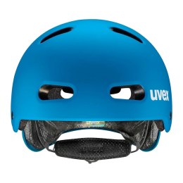 Kask rowerowy dziecięcy UVEX Kid 4 Bubble Blue Matt 55-58 cm