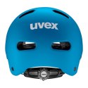 Kask rowerowy dziecięcy UVEX Kid 4 Bubble Blue Matt 55-58 cm