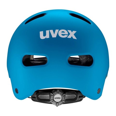 Kask rowerowy dziecięcy UVEX Kid 4 Bubble Blue Matt 55-58 cm