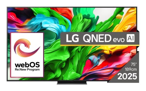 Telewizor LG 75QNED86A3A QNED 75" 4K Ultra HD 120Hz WebOS Dolby Digital DVB-T2 Czarny