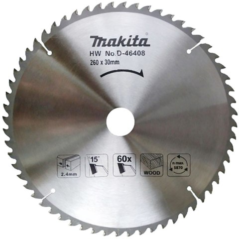 Makita D-46408 ostrze do piły tarczowej 1 szt.